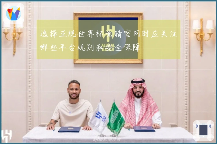 选择正规世界杯竞猜官网时应关注哪些平台规则和安全保障